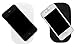 4 x Lilware Antislip Sticky Mat for Car Dashboard or Any Other Surface. Washable Silicone Gel Pad for Phones and Other Small Items. Black/Transparent
