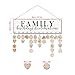 ElekFX New Year Gifts Family Birthday Reminder Calendar Hanging Board/Important Dates Tracker Home Decorative Plaque Wall Hanging Handmade Birthday Calendar (Family White)