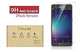 iFlash® 2 Pack of Tempered Glass Screen Protector For Samsung Galaxy Note 5 / Note V - Protect Your Screen from Scratches and Bubble Free - 99.99% Clarity and Touchscreen Accuracy (2Pack, Retail)