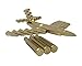 Creative Gold Bullet Shell Metal Plane-Unique New Model Bullet Shell Casing Shaped Fighter Jet- Great Decorative Piece Artillery Artwork Metal Model- Home Living/Study Room Decorations Gift