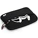 Slim Travel Carry Case Cover Bag Pouch NuVur for RAVPower RP-PB14 Xtreme 23000mAh [Black Night]