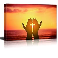 Canvas Wall Art Easter Day Theme Canvas Prints Home Artwork Decoration for Living Room Bedroom - 12x18 inches