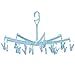 FEIJUN FJ-100005 Plastic Folding Clothes Drying Rack Drip Hanger 20Clip Peg Airer Light Bule Set of 1