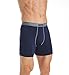 SAXX Underwear Men's Boxer Briefs – PLATINUM Men’s Underwear – Boxer Briefs with Built-In BallPark Pouch Support – Underwear for Men, Navy, Medium
