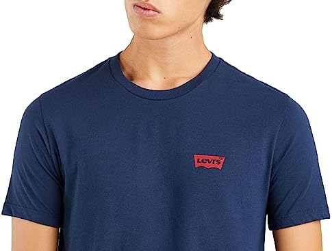 2-Pack Crewneck Graphic Tee, T-shirt Uomo, Multicolore ( Chesthit White / Dress Blues ), XL