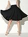 Choies Women's High Waist Midi Skater Skirt,Black,X-Large
