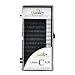 LASHVIEW Silk Fake Eyelash Extensions C Curl 13mm 0.20 Thickness Thick Lashes Semi-Permanent Eyelashes Natural Individual Application for Professional Salon Use