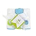 Disney Baby Washcloth Set, Blue/Lime Green Monsters (6 Pack)