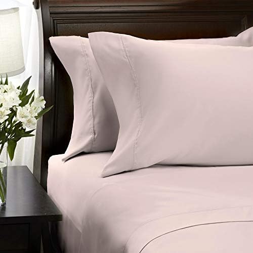 Hallmark Pink Sheets for Queen Size Bed, Soft 1800 Thread Count