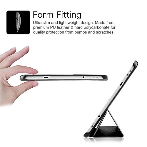 Fintie Samsung Galaxy Tab S2 9.7 Smart Shell Case - Ultra Slim Lightweight Stand Cover with Auto Sleep/Wake Feature for Samsung Galaxy Tab S2 9.7 Inch Tablet, Black
