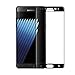 Ionic Samsung Galaxy Note 7 Screen Protector Film 3D Tempered Glass 2016 Smartphone(Black Trim) [Lifetime Replacement Warranty]