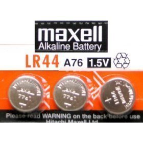 3-Pack-MAXELL-AG13-LR44-A76-357-Alkaline-Button-Cell-battery