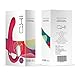 2 in 1 Licking and Shaking Mini GC Female 12 Frequency Relax Tool Oral Tongue 600 Times Per Minutes Stimulation Vibrator for Woman
