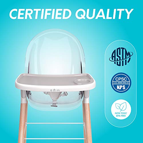 Children Of Design 6 In 1 Deluxe High Chair For Babies Toddlers Modern Safe Compact Baby Highchair Easy To Clean Removable Tray Easy To Assemble 6 Options 3 Seat Positions 2 Heights 1 Chair Pricepulse