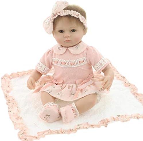 Prezzo LVYE1 18 Pollici Realistica Reborn Baby Doll Vinile Morbido Silicone Vero Tocco Bambola Bello Bambino Appena Nato Regalo di Compleanno per I Bambini Offerte