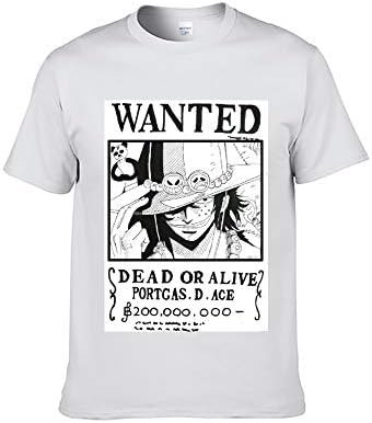ICOSSATA T-Shirt Animation ONE Piece Wanted Monkey D. Luffy XS S M L XL XXL XXXL Adult Unisex Crew