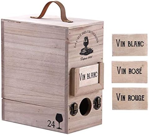 Compra Caja de 3 litros de madera en Amazon.es