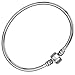 European Charm Bracelet for Women and Girls Bead Charms, Stainless Steel Snake Chain, Barrel Clasp 8 Inch