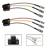 Partsam H4 9003 HB2 Wire Wiring Harness Sockets for 4"x6" 7"x6" 5"x7" inch Sealed Beam Car Truck Headlights Pickup Heavy Duty Headlamp (2PCS a Pack)