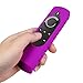 Fintie Silicone Case for Fire TV 4K / 2nd Gen Fire TV Stick / Fire TV Cube Voice Remote, Compatible with Echo / Echo Dot Alexa Voice Remote - Honey Comb Series [Anti Slip] Shock Proof Cover, Purple