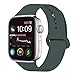 MOOLLY for Watch Band 42mm 44mm, Soft Silicone Watch Strap Replacement Sport Band Compatible with Watch Band Series 5 Series 4 Series 3 Series 2 Series 1 Sport & Edition (42mm 44mm M/L, Olive Green)