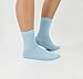 SRYL womens Super soft Combed cotton socks 3-Pairs,5-Pairs(Multicolor may choose) C310 (3 pairs-Light blue)