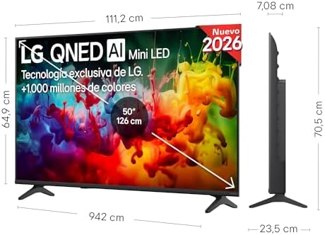 50QNED70B6C - Smart TV QNED MiniLED AI 50" 4K Sin Reflejos 94%, 2026