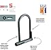 Kryptonite Keeper 12 Standard Heavy Duty Bicycle U-Lock with Bracket (4-Inch x 8-Inch), Black