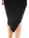 PattyBoutik Women's Mock Neck Asymmetrical Hem Ribbed Sweater Dress