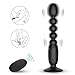 Vibrating Anal Beads Vibrator Prostate Massager - Adorime Waterproof G-spot Vibrators Anal Butt Plugs with 10 Modes and Hands-Free Suction Cup, Sex Toys for Men Women and Couples.