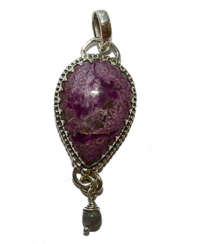 Sugilite pendant 03 purple spiritual crown chakra heali…