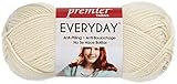Premier Yarns 1-Pack Solid Deborah Norville Everyday Soft Worsted, Cream