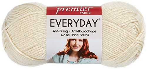 Premier Yarns 1-Pack Solid Deborah Norville Everyday Soft Worsted, Cream