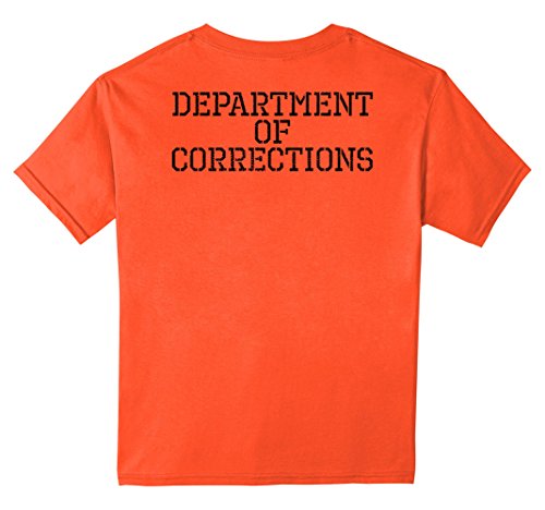 Halloween Inmate Costume Shirt Department of Corrections Tee