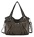 Scarleton Satchel Handbag for Women, Ultra Soft Washed Vegan Leather Crossbody Bag, Shoulder Bag, Tote Purse, Coffee, H147221