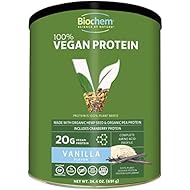 Biochem 100% Organic Plant Protein - Vanilla Flavor - 24.4 oz