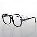 BCP 1 pair Clear Color Slip On Clear Side Shield for Safety Glasses