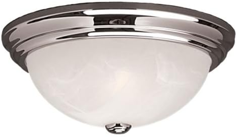Millennium Lighting 561 2 Light Flush Mount Ceiling Fixture, Chrome