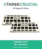 2 GE Fridge Odor Air Filters For Cafe Series Fits CFE28TSHSS, CYE22TSHSS, CZS25TSESS & CNS23SSHSS, Designed & Engineered by Crucial Air