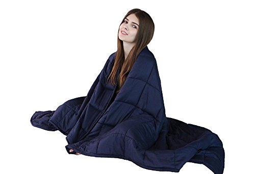 Weighted blanket by ynm for adults(27 lbs for 260 lbs i…