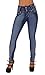Colombian Design, High Waist, Butt Lift, Levanta Cola, Skinny Jeans in Washed Blue Size 13
