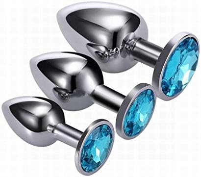 Impercol 07-3 Pcs/Set Stainless Steel Plùg -Būtt Plùgs Diamonds Design for Beginner Kit (Pink2)