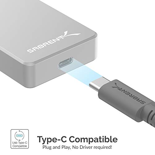 SABRENT Rocket Pro 1TB USB 3.1 Externe Aluminium SSD (SB-1TB-PRO) - Image 6