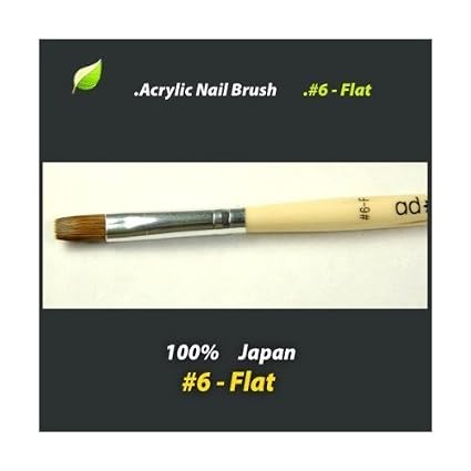 Decori Adoro Acrylic Nail Brush #6 Flat (631881279133)