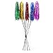 Topbeu Cat Toy Wand with Colorful Ribbon Pet Teaser Toy for Cats and Kitten