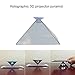 YWILLINK 3D Hologram Pyramid Display Projector Video Stand Portable for Smart Mobile Phone … (5pcs)
