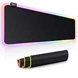Large RGB Gaming Mouse Pad - 14 Light Modes
