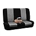 FH Group Car Seat Covers Full Set 3D Air Mesh - Universal Fit, Automotive Seat Covers, Low Back Front Seat Covers, Airbag Compatible, Split Bench Rear Seat, Washable Car Seat Cover for SUV, Sedan Gray