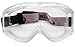 'Fit Over Glasses' Anti-fog Riding Goggles (White Frame Clear Lens)