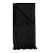 G.S YOZOH Premium Military Shemagh Tactical Desert Keffiyeh 100% Cotton Head Neck Scarf Wrap (Black)